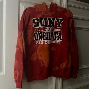 College sweatshirt